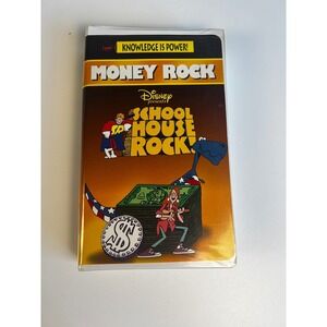 Disney Schoolhouse Rock Money Rock VHS Tape Vintage Educational Video